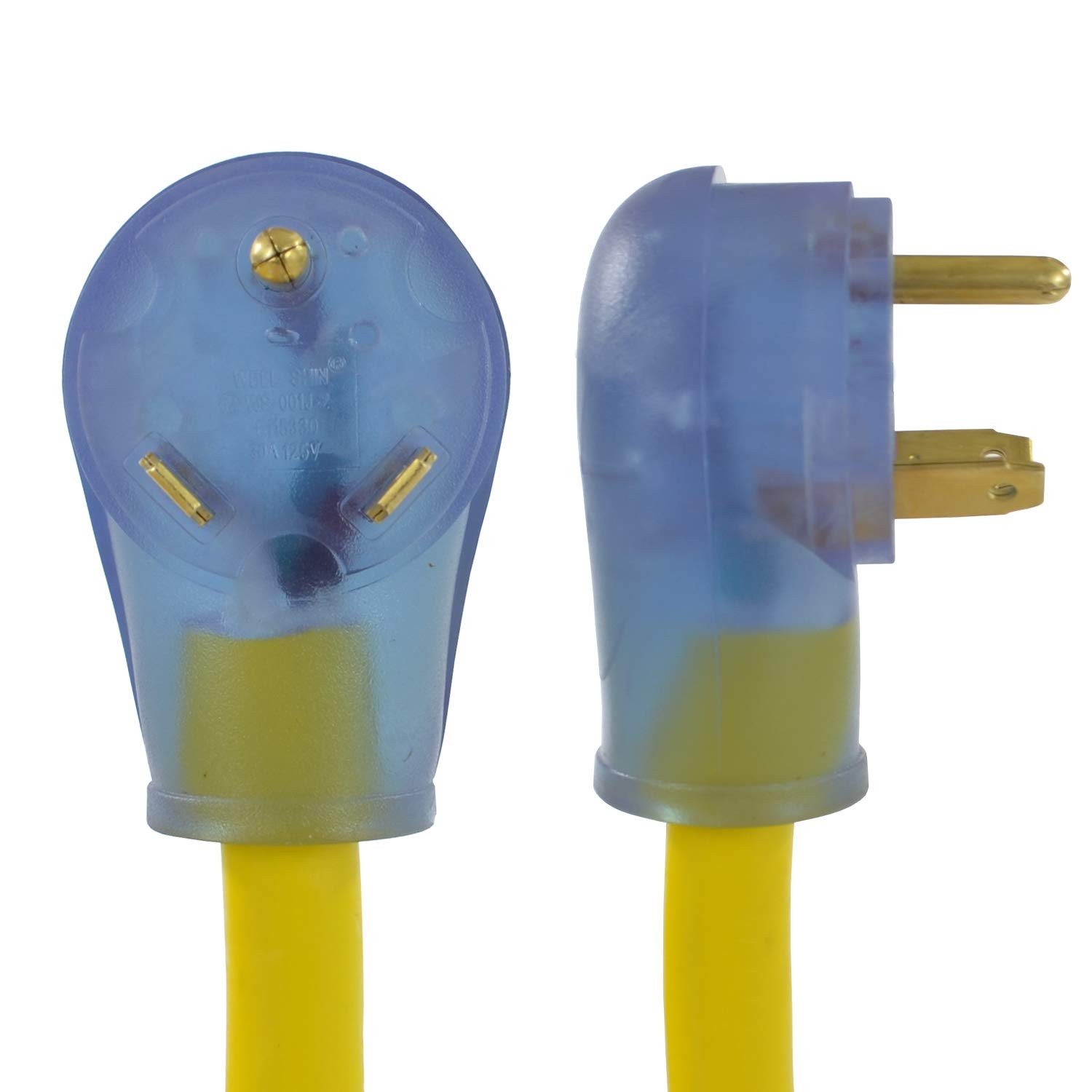 Conntek 14368, 30 Amp RV Extension Cord, Yellow (25-Feet)