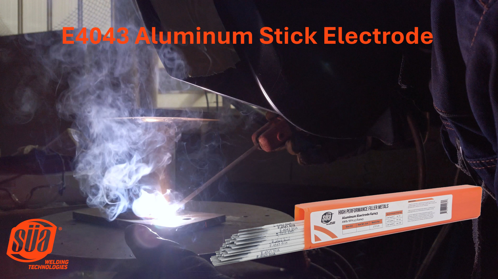 Aluminum E4043 Welding Electrode Rod 1/8″ x 14″ – 1 lb Stick for Welding Project
