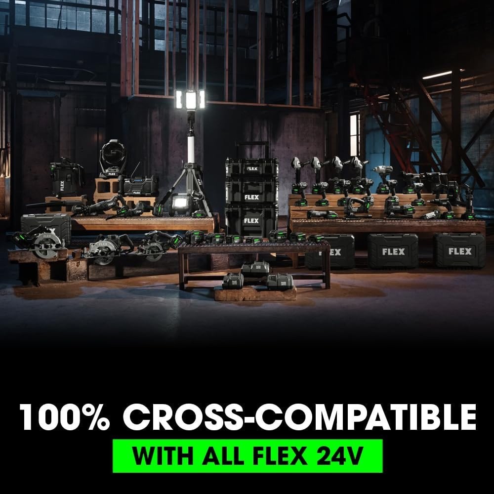 FLEX 24V Brushless 1/2″ Hammer Drill 1400 In-Lbs Torque FX1271T-Z