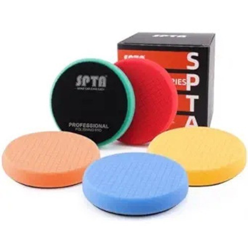5Pc 5.5 Inch Face for 5 Inch 125mm Backing Plate Compound Buffi Size: 5.5 Inch