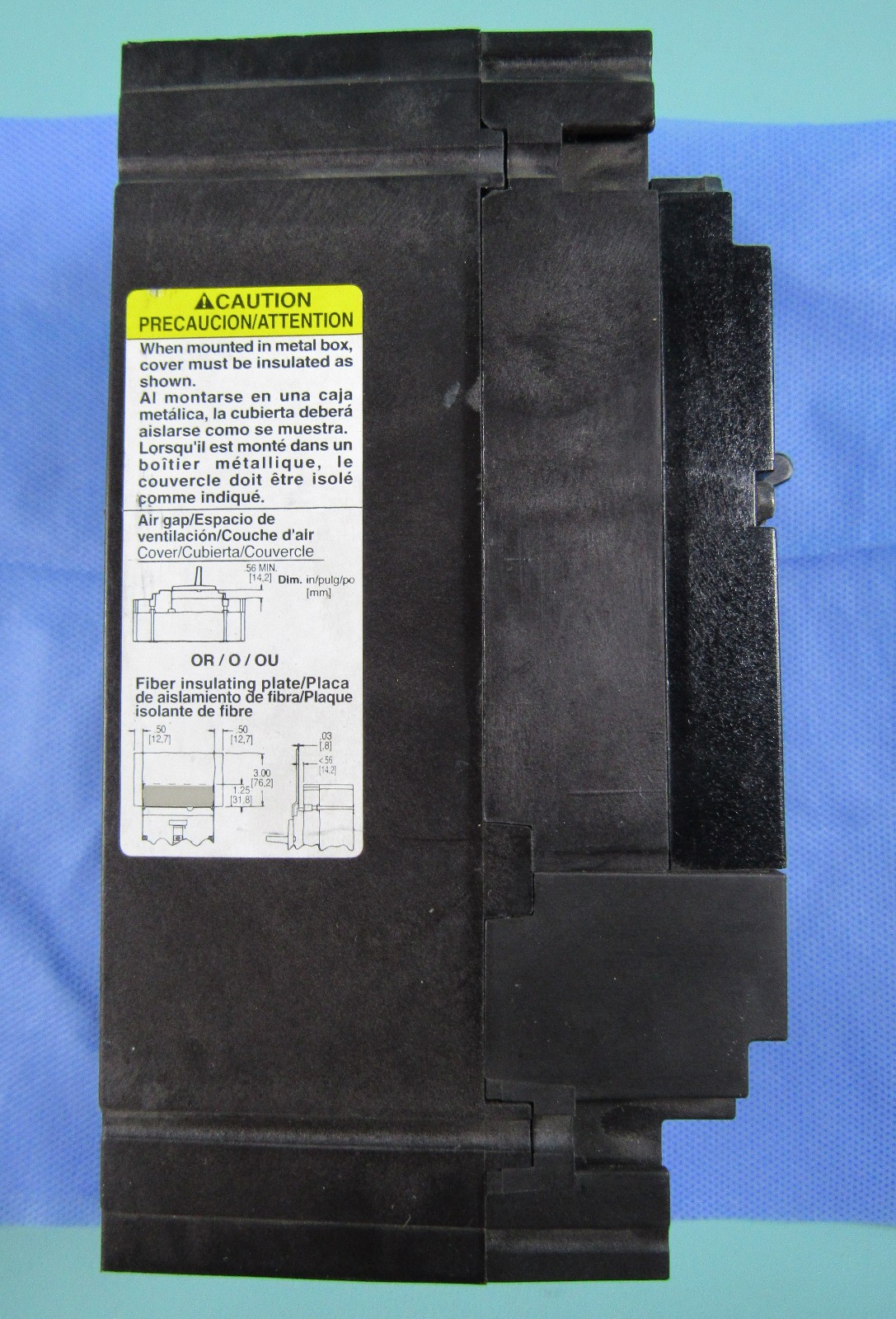 Square D Powerpact HJ 050 Circuit Breaker HJL36050M72 50A Trip 600V 3P 50 Amp