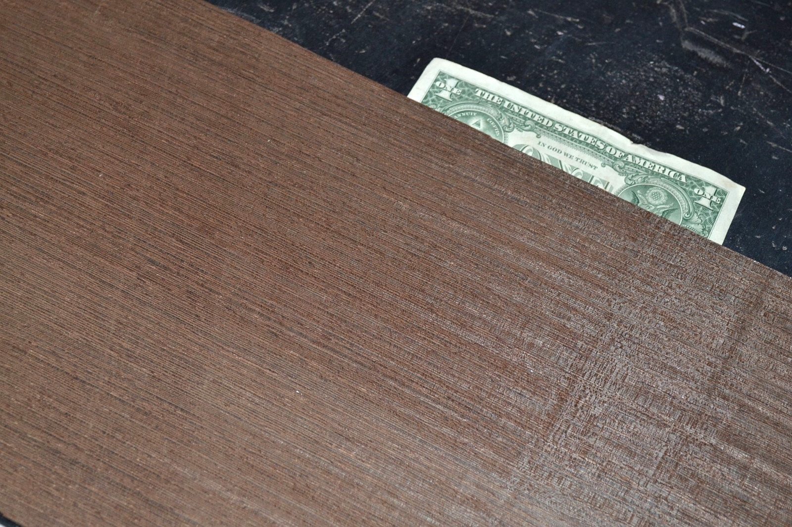 Wenge Raw Wood Veneer Sheet 9.5 x 42 inches 1/42nd thick 4669-78
