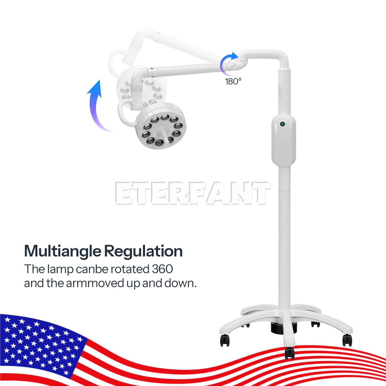 ETERFANT Dental LED Oral Surgical Lamp Induction Light Exam Operating Lamp US