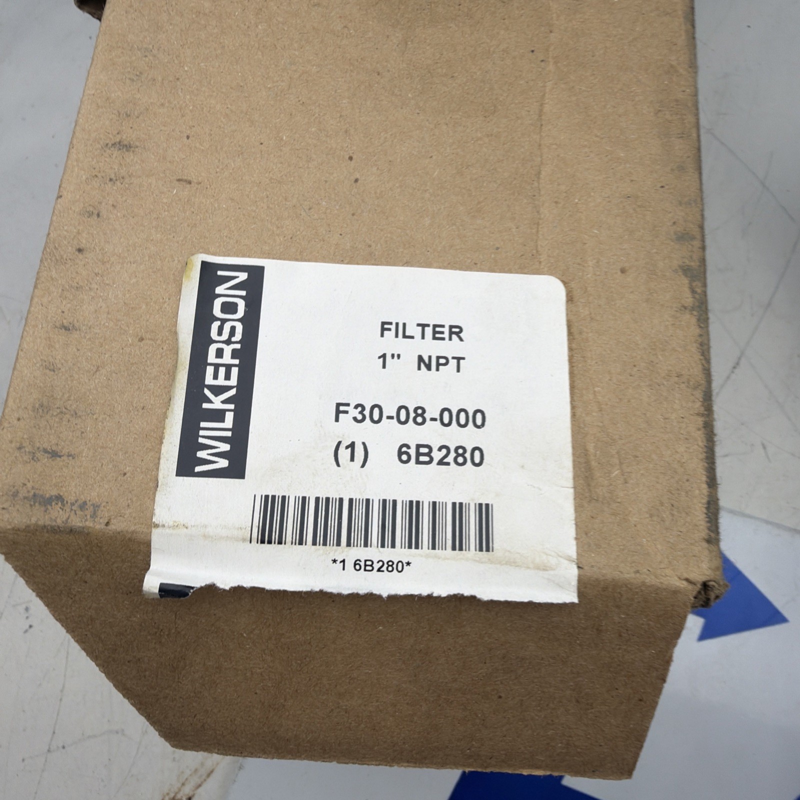 Wilkerson F30-08-000 Compressed Air Filter, 150 Psi, 4.8 In. W Pipe Size: 1″ NOS