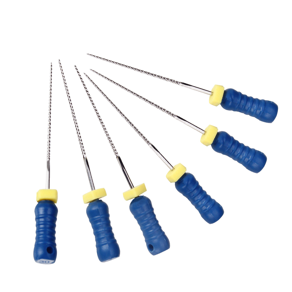 10 Box AZDENT Dental Endo Root Canal K-FILES Stainless Steel Hand Use 21mm/25mm