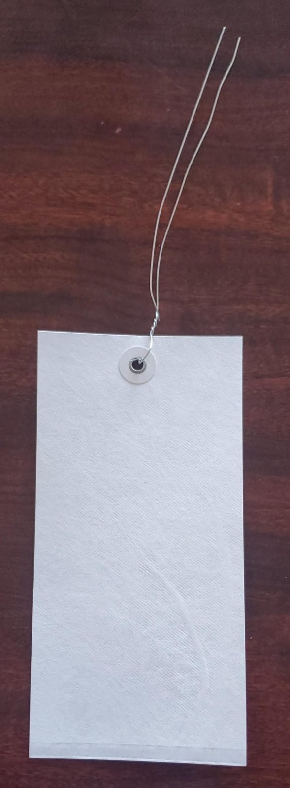 #8 Tyvek Tags White, 6-1/4″ x 3-1/8″, With Wire, 200 / Pack