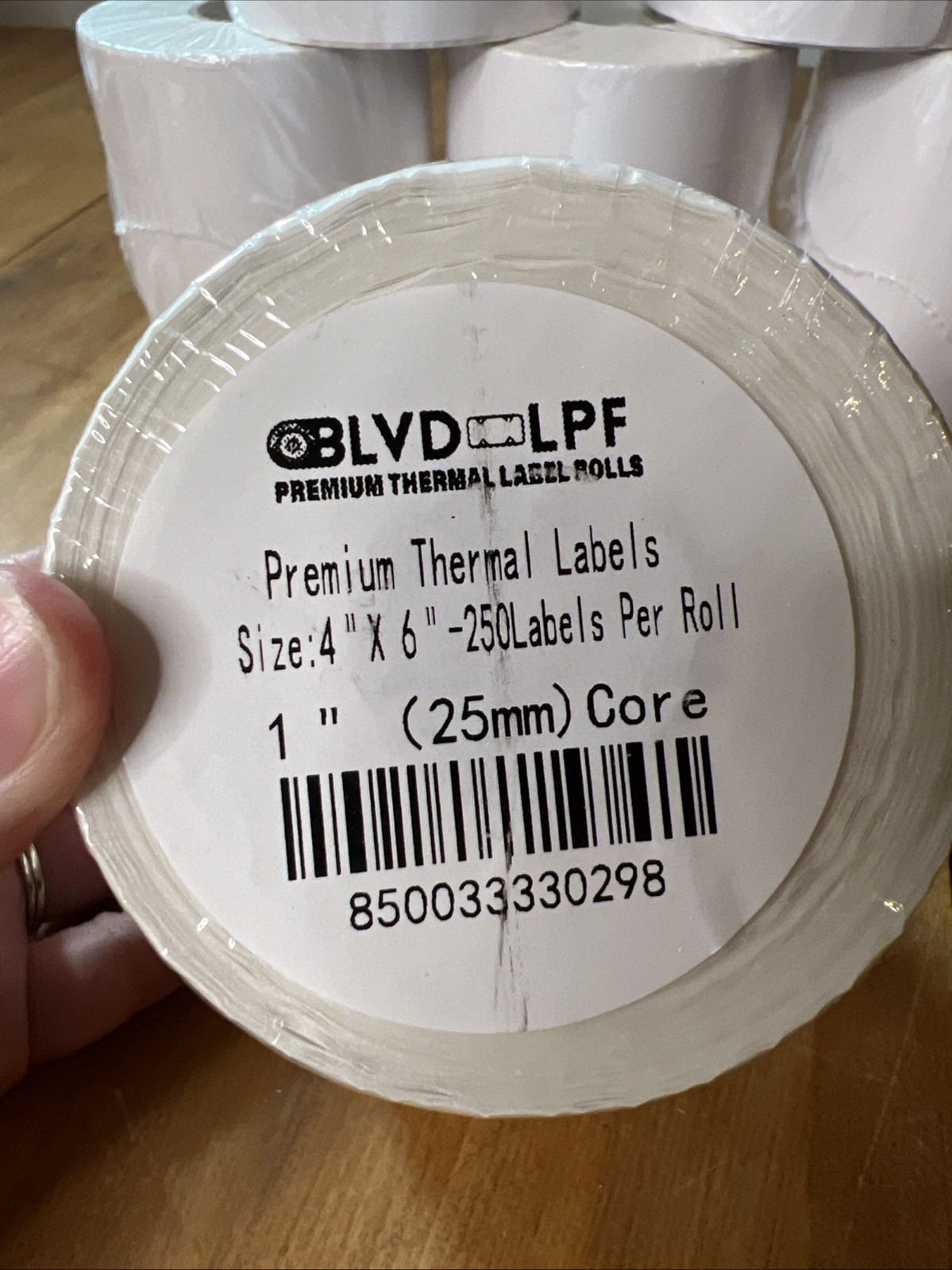 6 Rolls 4×6 Direct Thermal Shipping Labels – 250 per roll – 1,500 labels