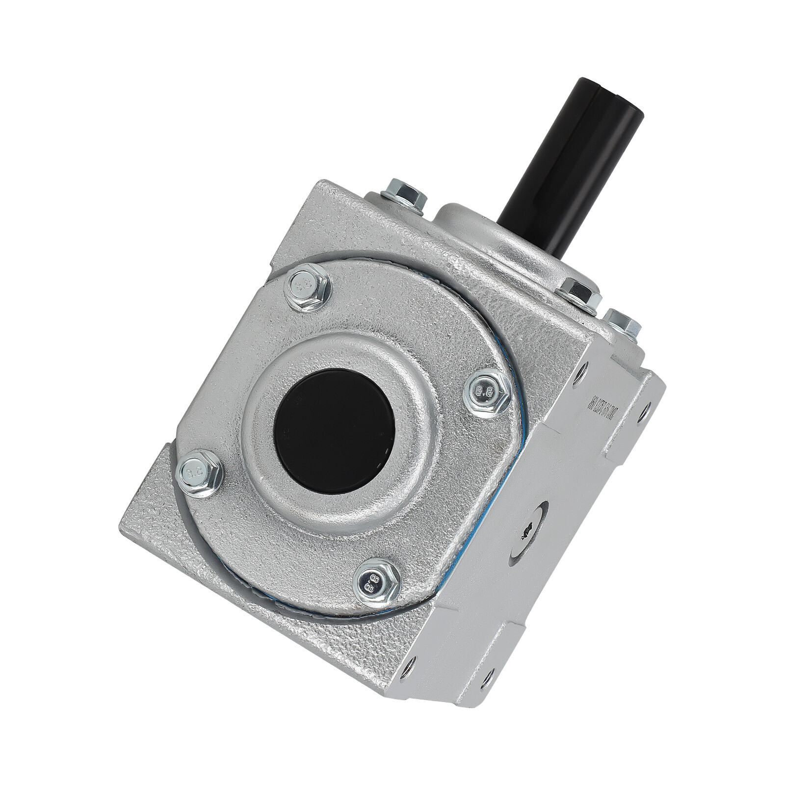 40 HP Right Angle Bevel Gearbox with 2 Keyed Shafts CW/CW 1:1 Clockwise