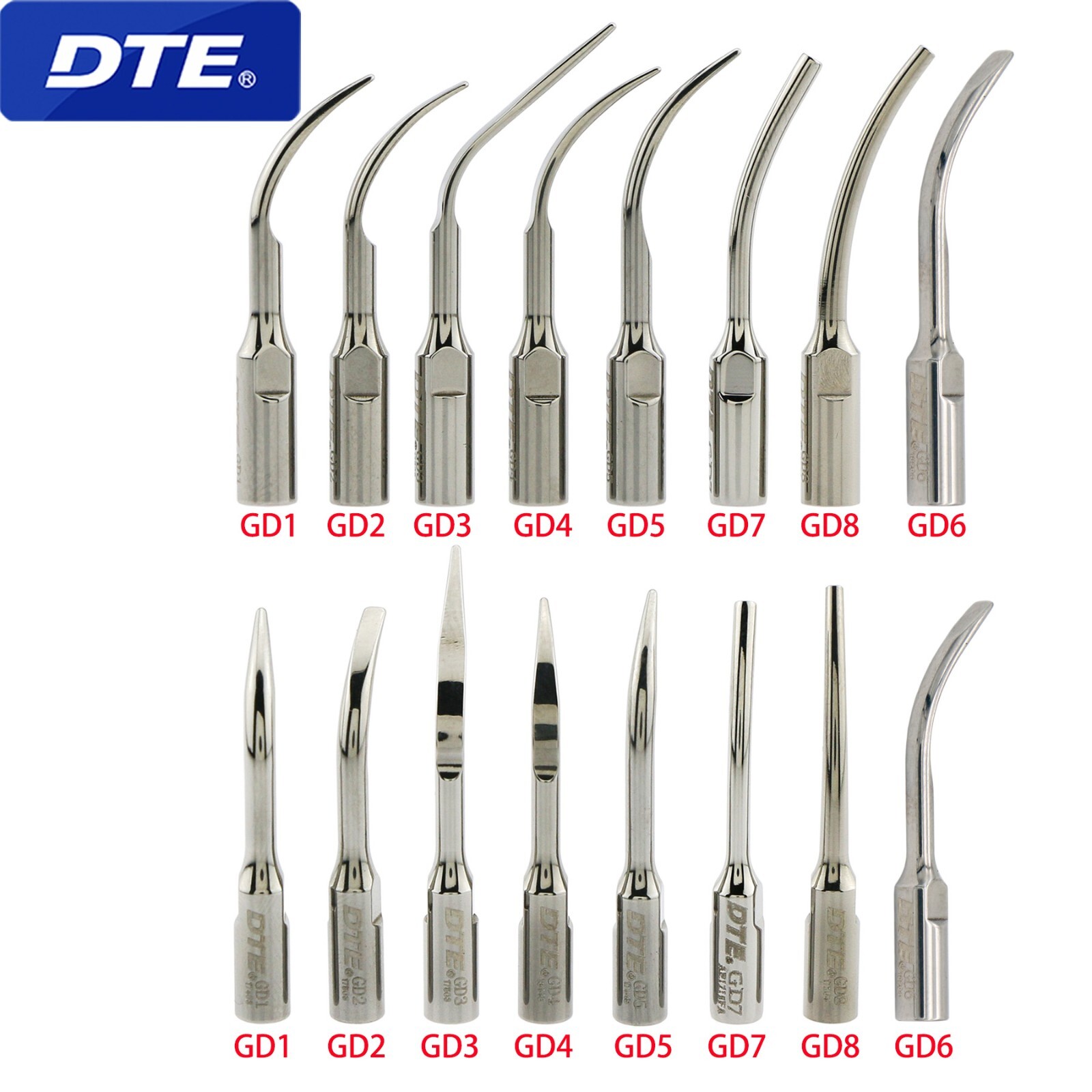 Woodpecker DTE Tips Dental Ultrasonic Piezo Scaler Fit EMS NSK SATELEC Handpiece