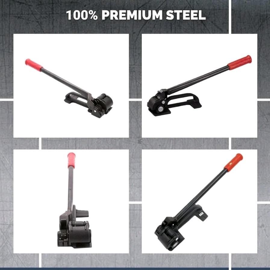 IDL Packaging Portable 1/2″ x 200′ Steel Strapping Kit, 1100 lbs Break Strength