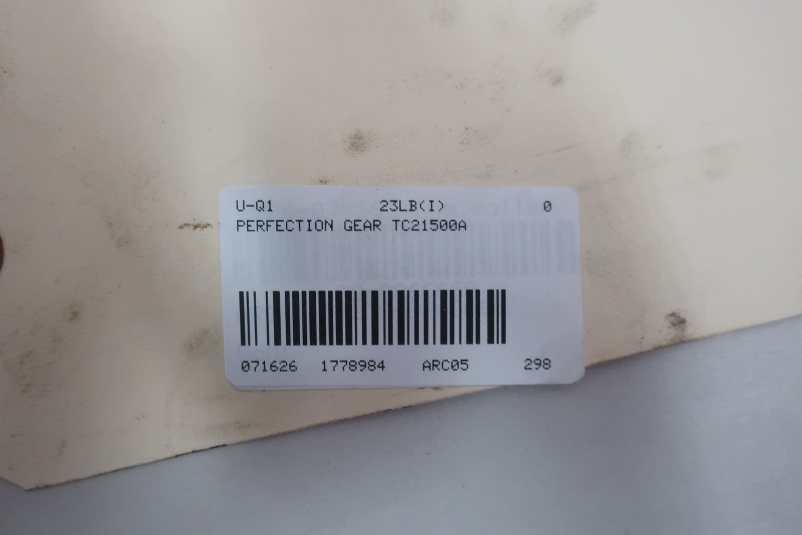 Perfection Gear TC2150 Right Angle Gear Reducer 56c 5/8in 7/8in 50:1