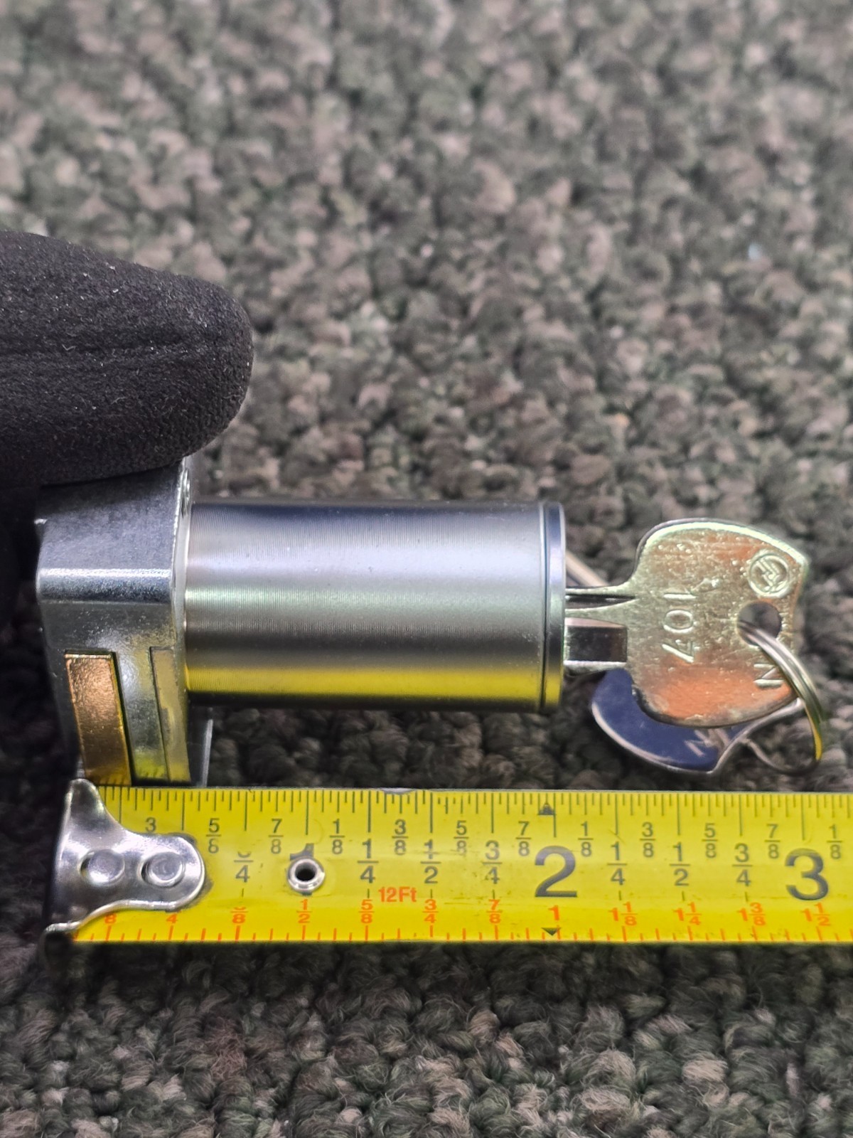 (QTY 2) Olympus Lock 200-26D138-107 Tumbler Deadbolt Drawer Lock Keyed Alike 26D