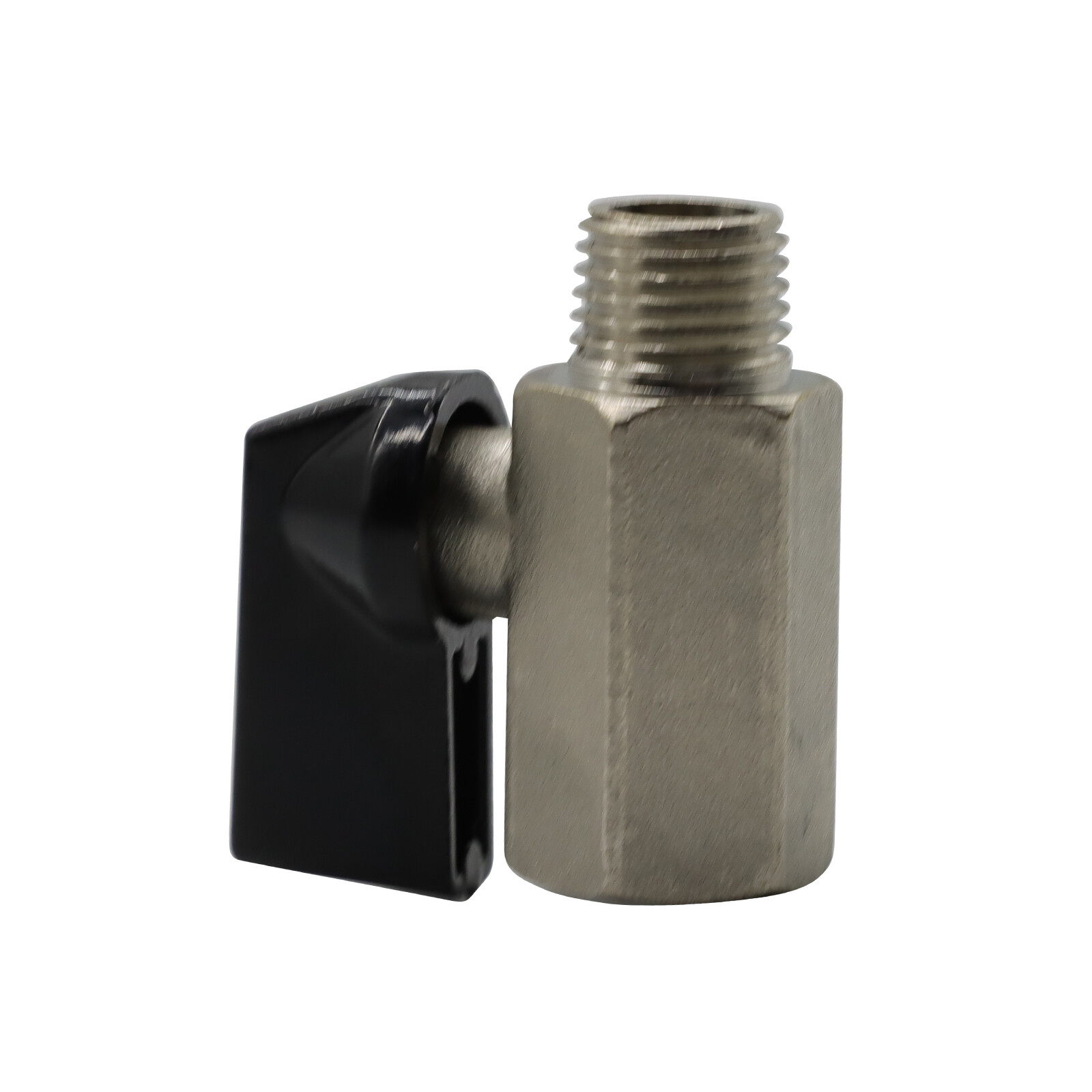 Mini Ball Valve 1/8″ Male X Female NPT Chrome Plated Brass Body 450 psi M X F