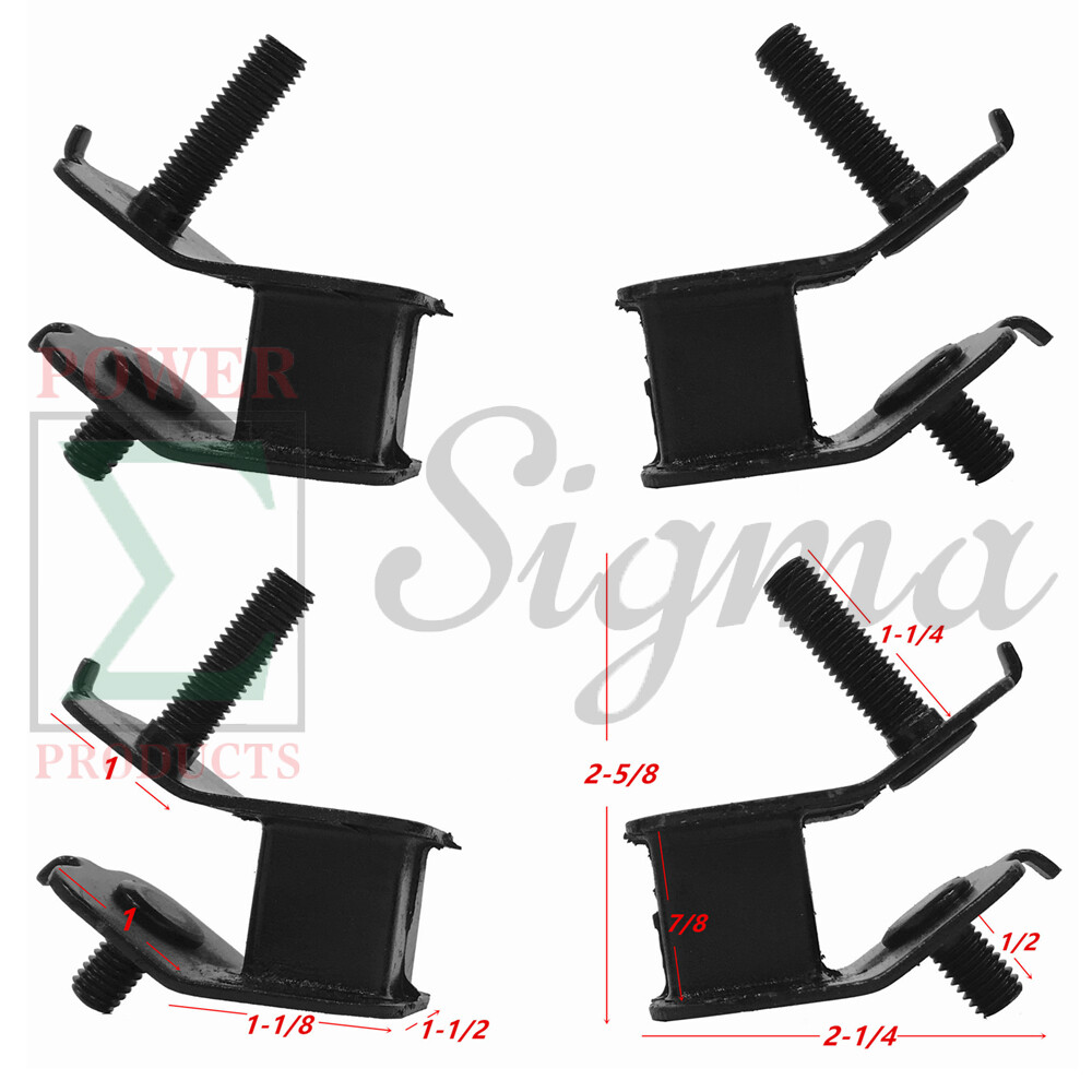 Set of 4 Generator Anti Vibration Mounts For PowerHorse 212CC 2500W 3100W 4000W