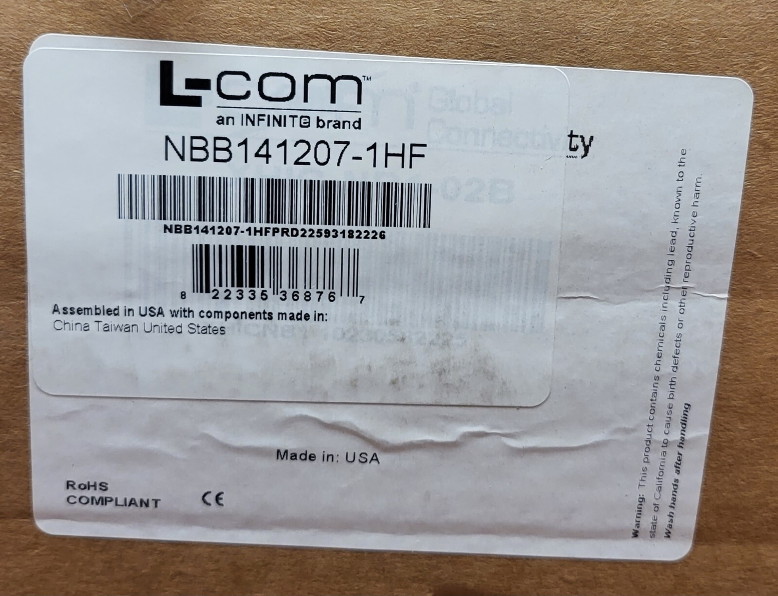 LCOM NBB141207-1HF 14x12x7″ Weatherproof Enclosure w Cooling Fan Heating System