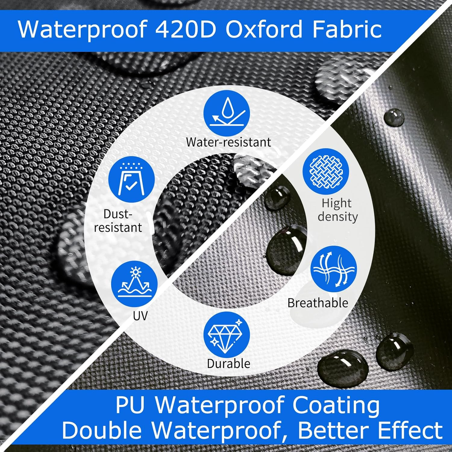 Pan Bun Rack Cover,420D Waterproof and Dust Resistant Bun Rack Cover with Zipper