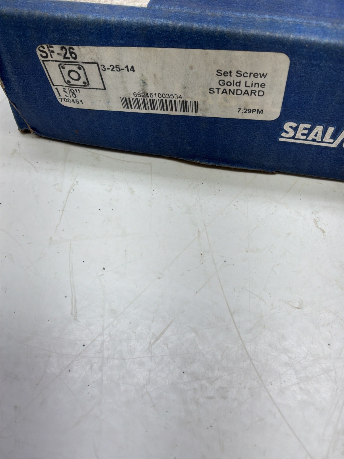 Emerson Seal Master 4 Bolt Flange Bearing SF-26 1-5/8” Bore NIB