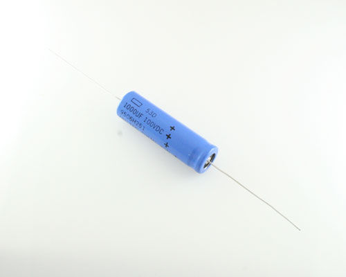 5x 1000uF 100V Axial Electrolytic Aluminum Capacitor mfd DC 100VDC 1000mfd 1,000