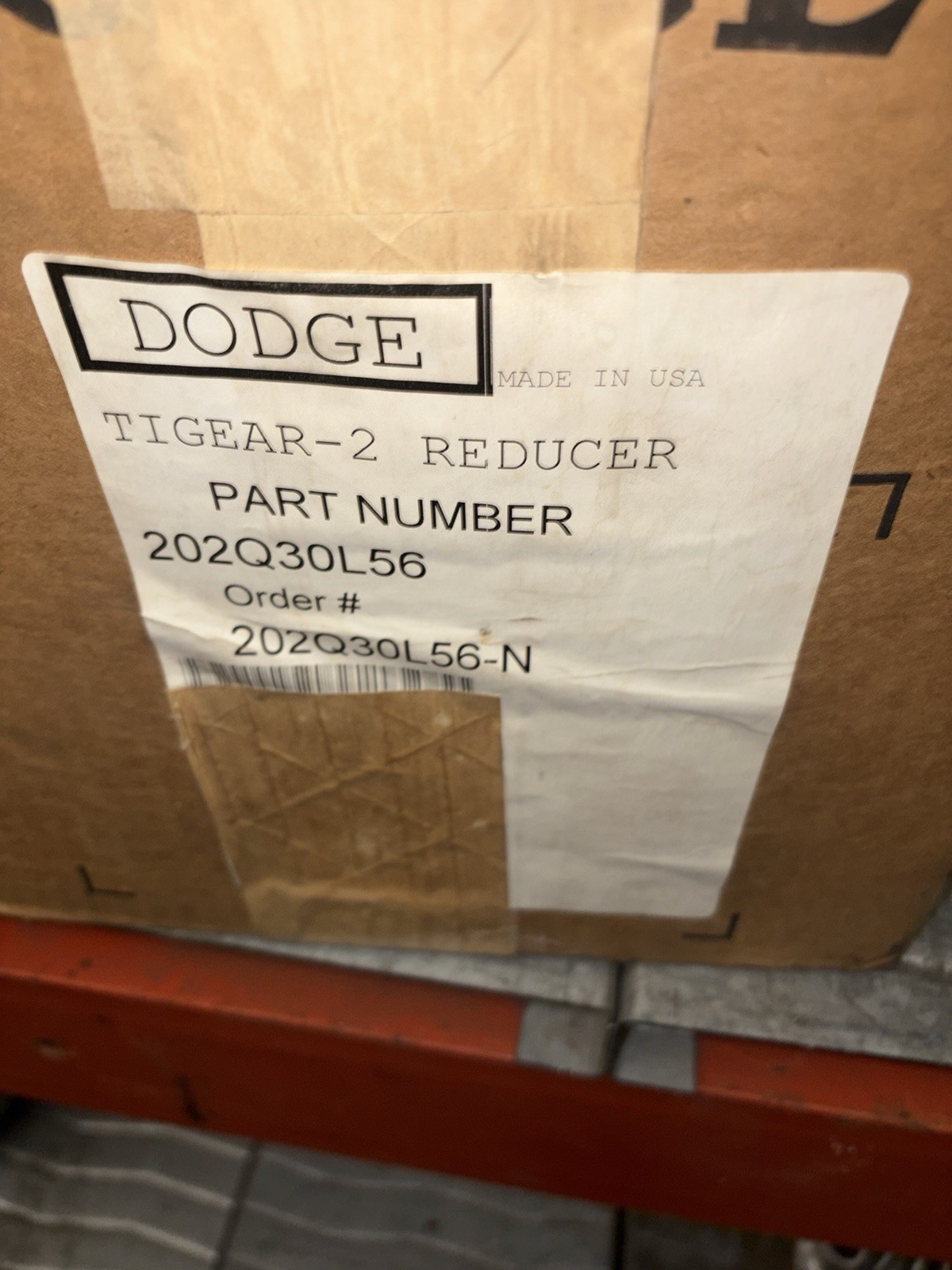 NEW Dodge Tigear-2 202Q30L56 Quilled Input Left &/or Right Output