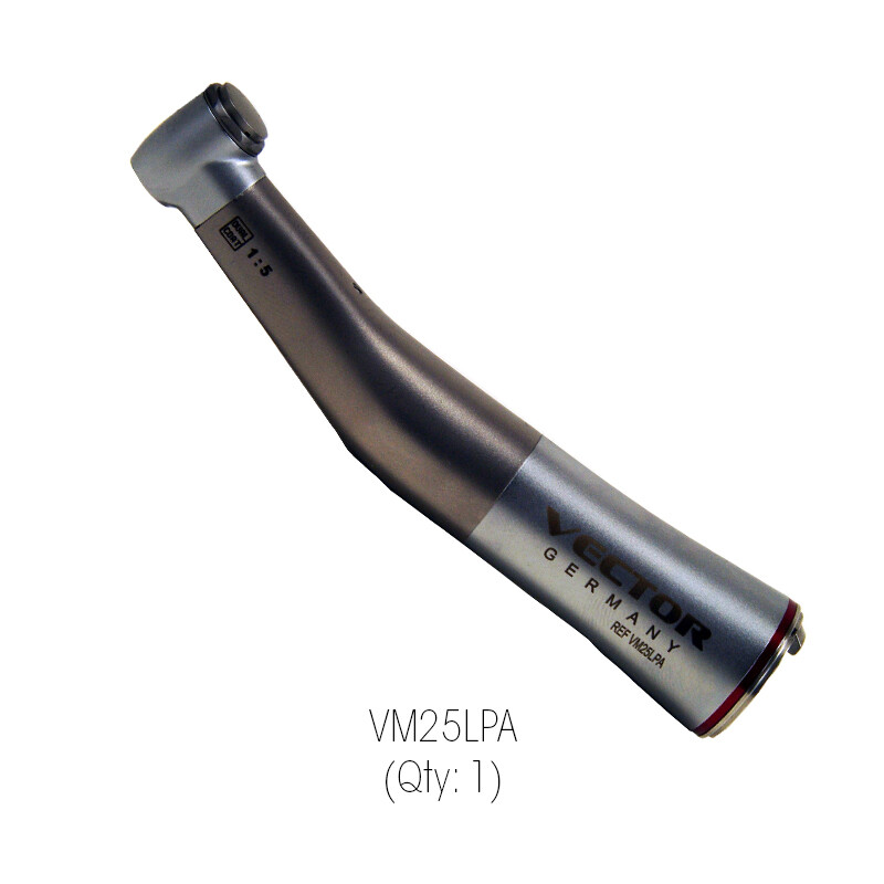 VectorMatic 1:5 Increasing Internal Coolant contra angle handpiece, Quattro Spra