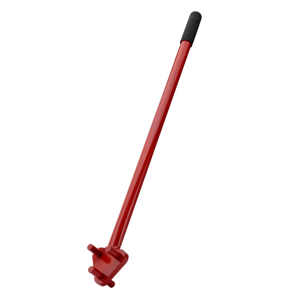 Manual Rebar Bender for 5/8 inch Rebar Flat Steel Rod Bending Tool Hand Operated