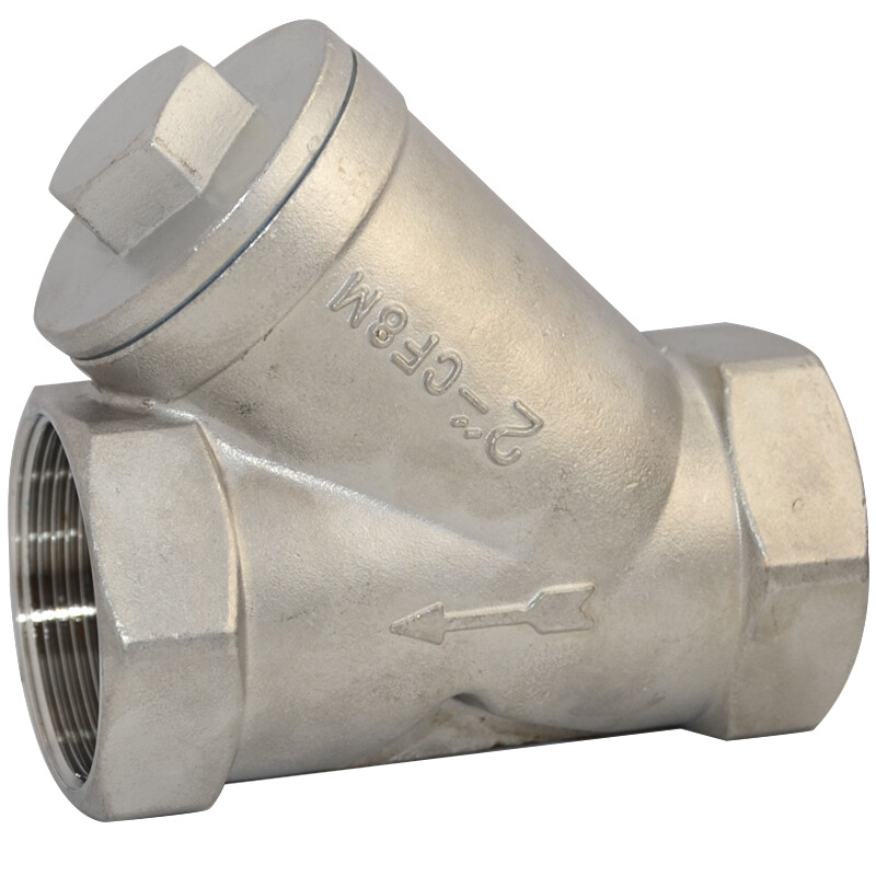 2″ 2 inch Stainless Steel Y Strainer Mesh Filter Valve NPT Female 800 WOG 316