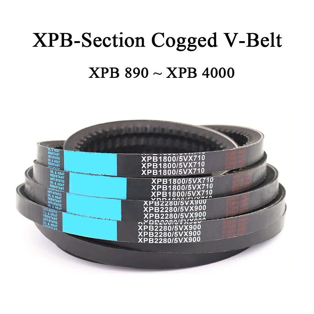 XPB-Section Cogged V-Belts (Rubbe Drive Belt 16.3x13mm V Belt-Choose Size In mm)
