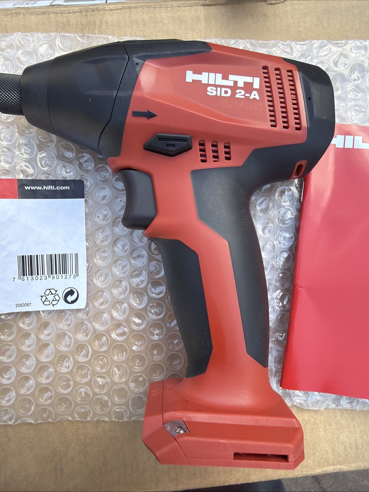 HILTI SID 2-A IMPACT DRILL DRIVER SET, NEW, FREE CHUCK, BITS, FAST SHIP
