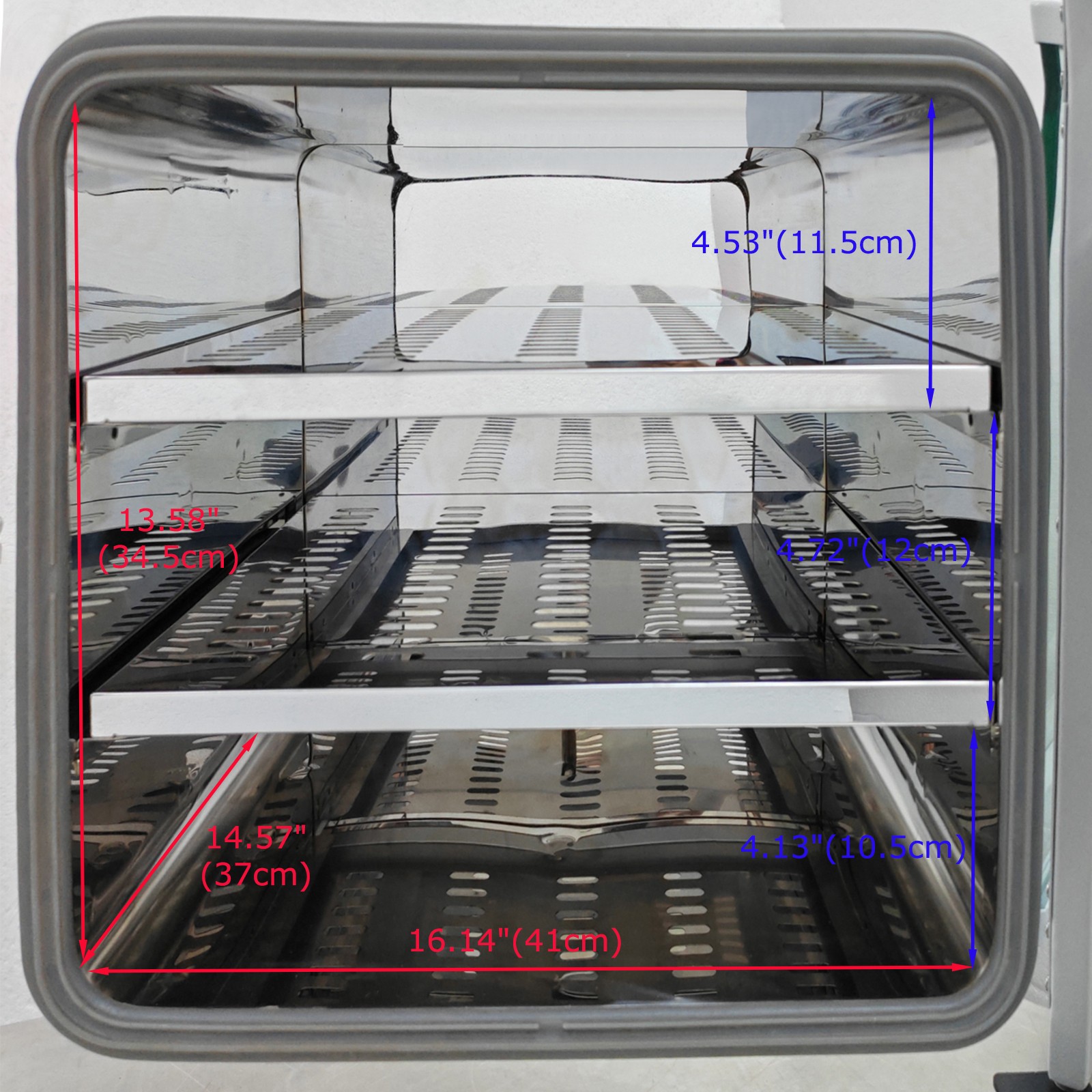 2-layer 1.9Cu ft Vacuum Drying Oven Intelligent Temperature Control for Lab 110V