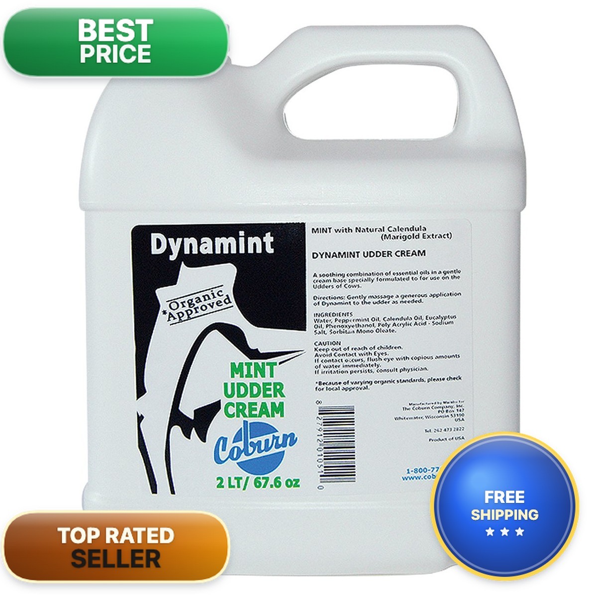 Dynamint Udder Cream 2L Jug