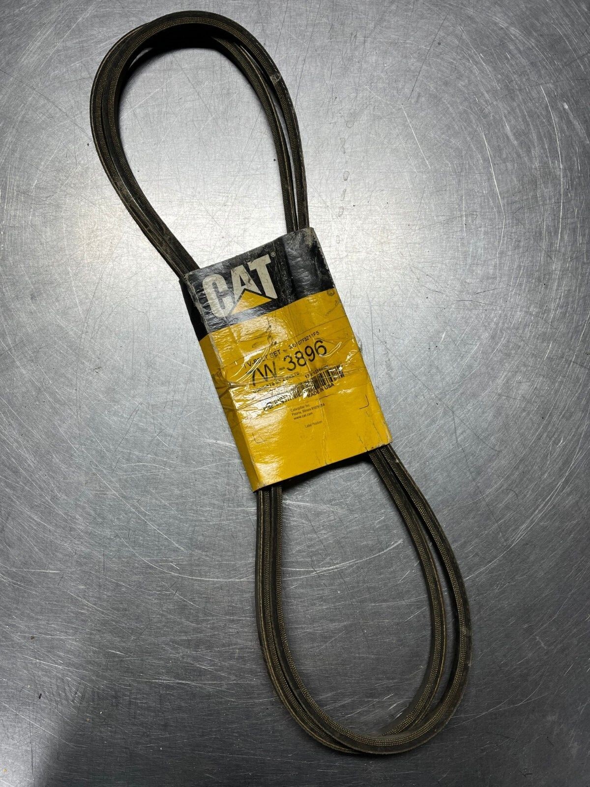 7W3896 Genuine OEM CAT BELT SET Qty 2 Belts 2P-4191 Caterpillar 7W-3896