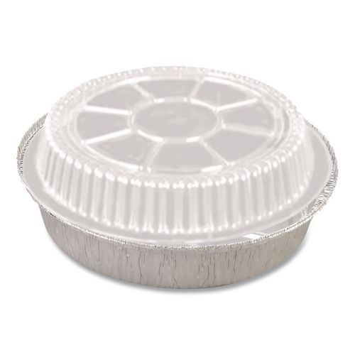 HFA Plastic Dome Lids, Fits Round Pan 2047, 7″ Diameter x 0.88″ h, Clear, 500/CT