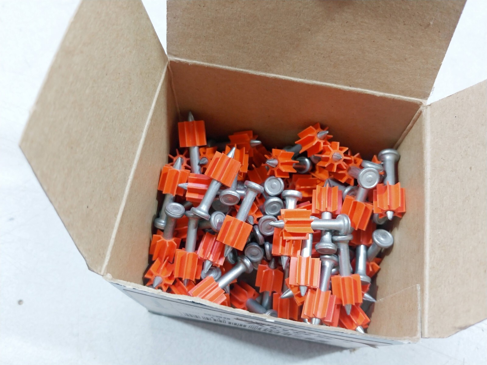 100ea 1” .300” Power Fasteners Powder Zinc Plated Pin Steel / Concrete SP100 580