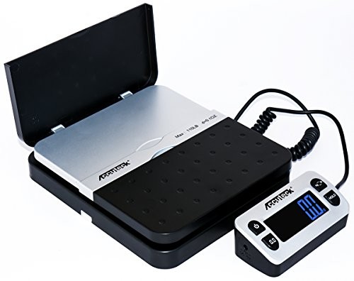 Shippro 110 Lb X 0,1 Oz. Bascula Postal De Envio Digital, Negra (W-8580-1