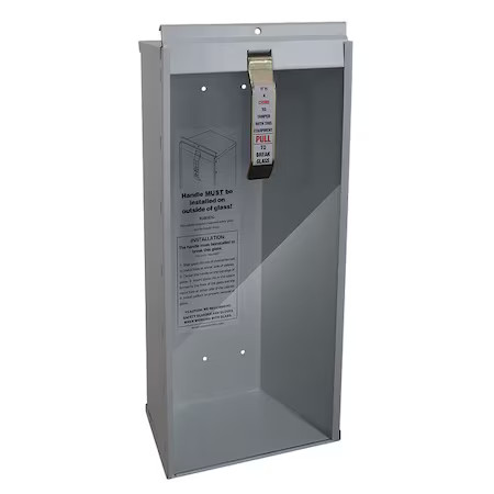 Fire Extinguisher Cabinet, Surface Mount, 20 7/8 In Height, 10 Lb, 3Nrh2