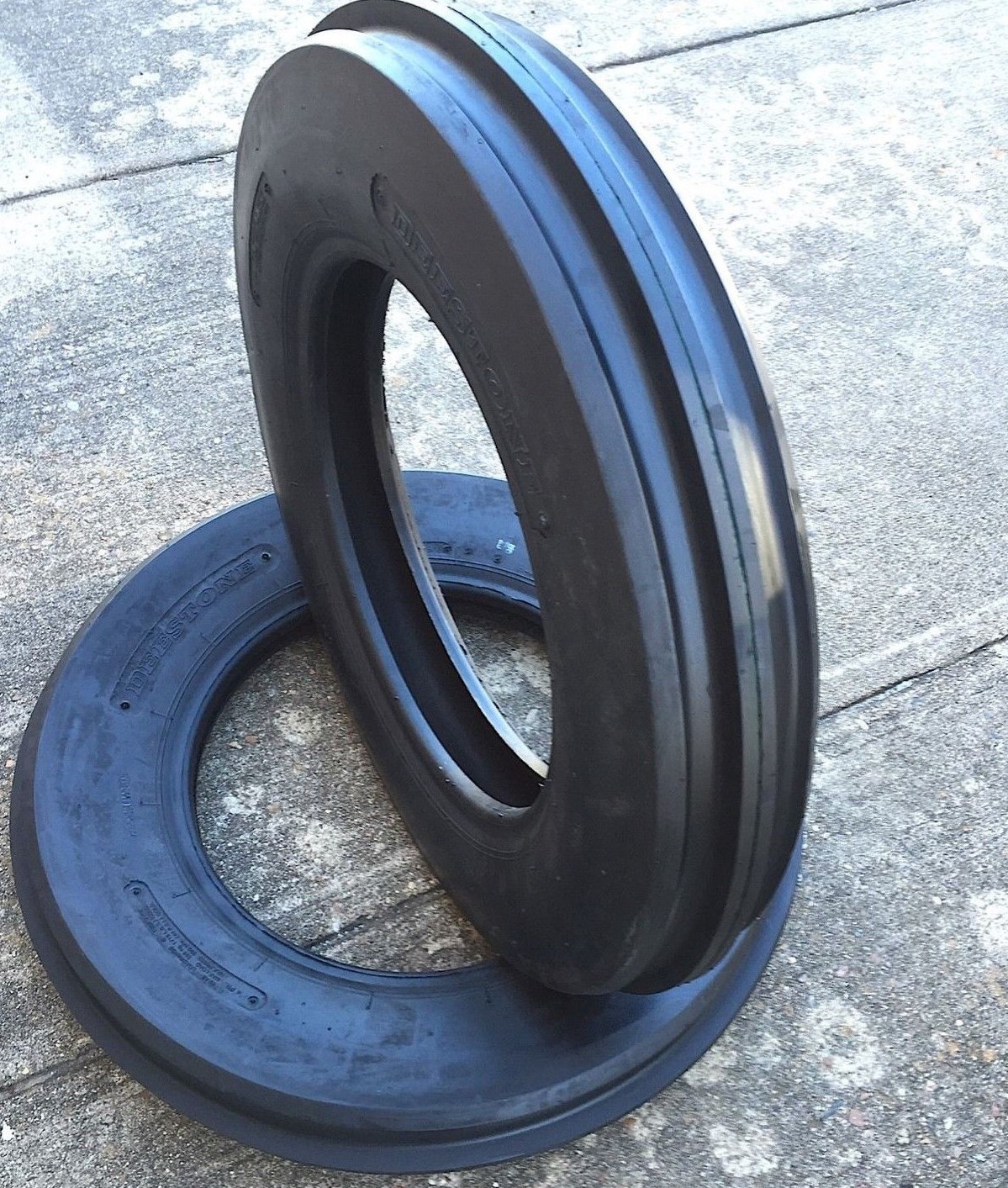 2 – 5.00-15 6 Ply Tri Rib F-2 Tubeless Heavy Duty Tractor Tires FREE SHIPPING