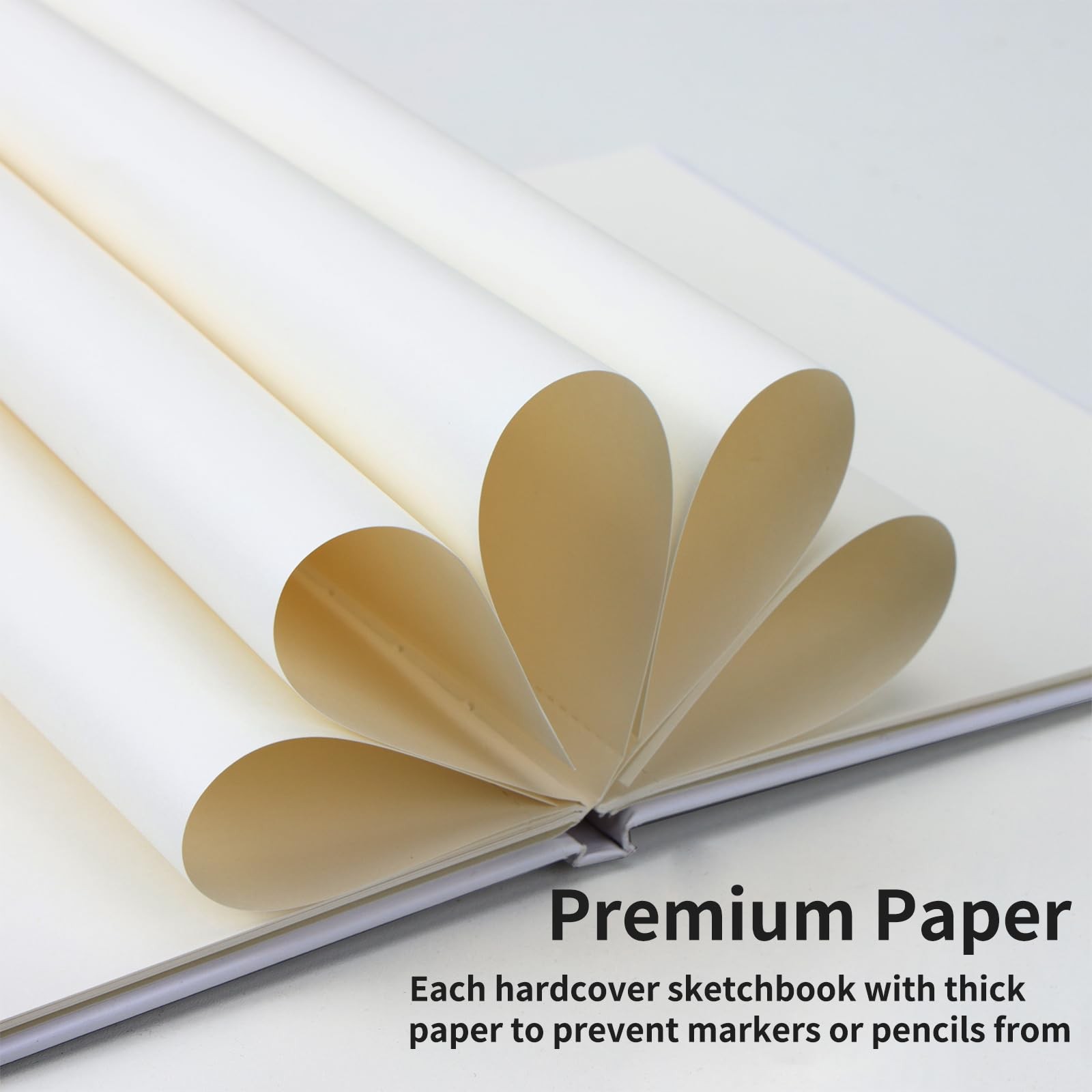 6 Pack 6 x 8 Inch Unlined Blanks Books Sketch Book Journal for Drawing
