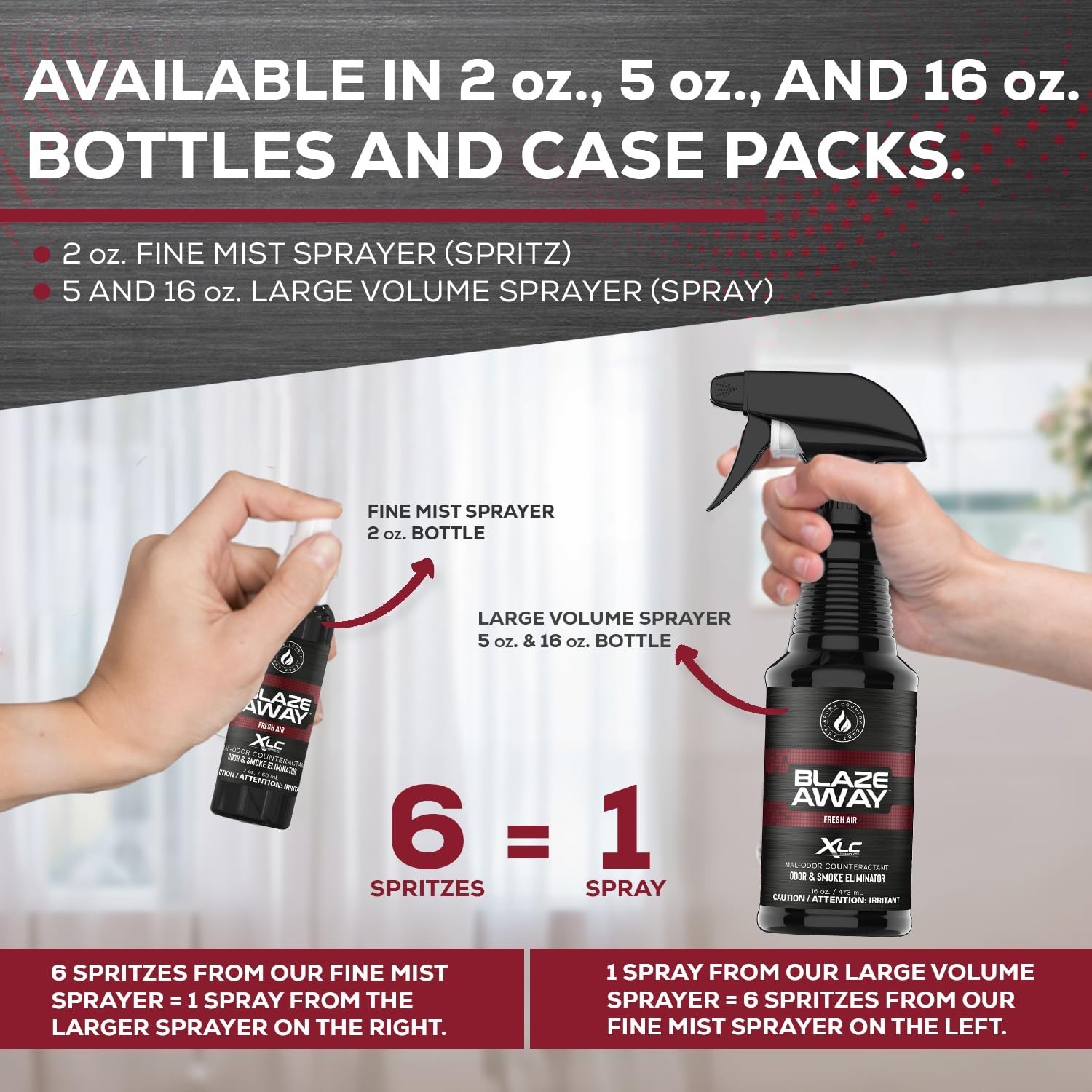 Blaze Away Commercial Air Freshener & Odor Eliminator for Strong Odor – Indus…