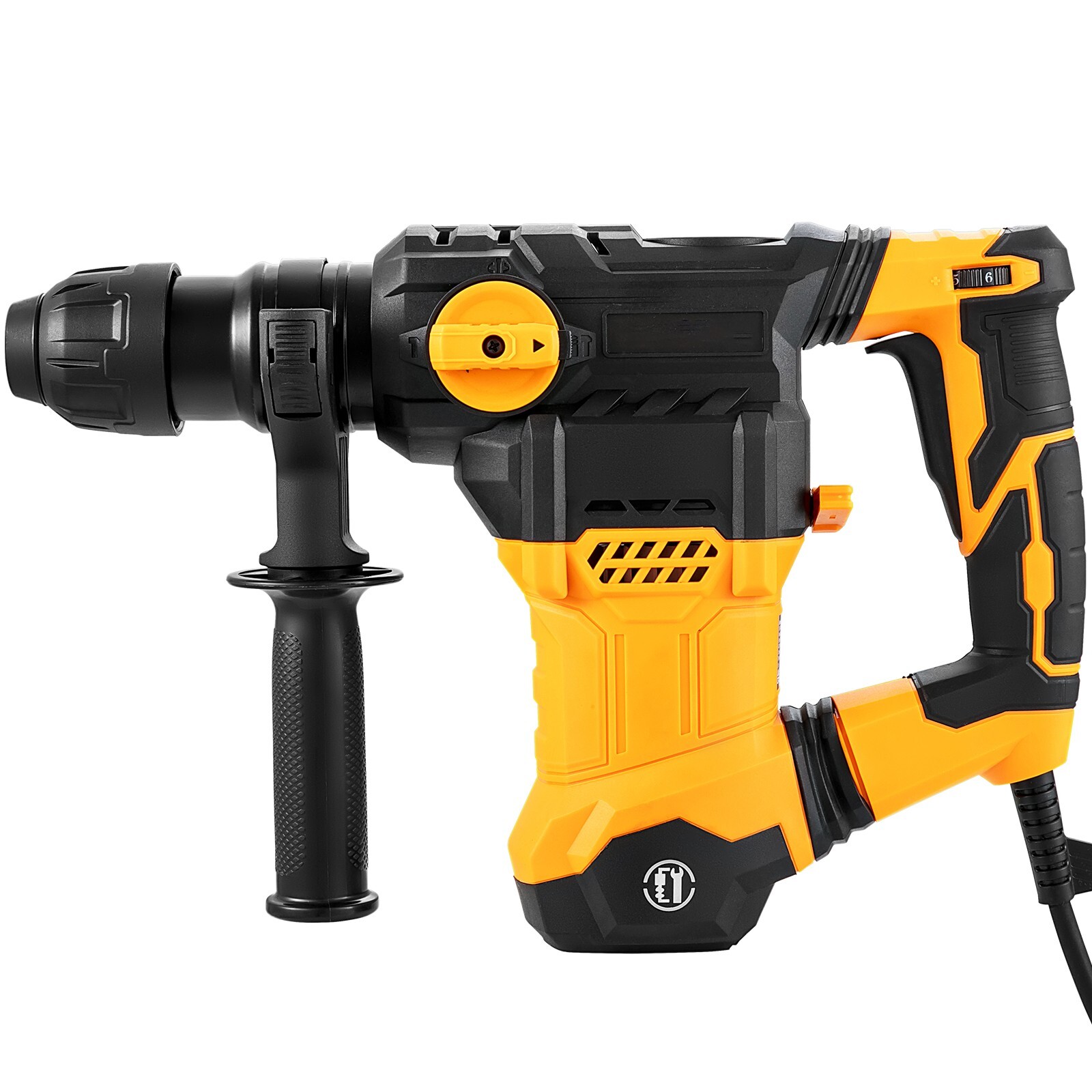 Rotary Hammer Drill Corded Drills 1-1/4″ 4 Modes SDS-Plus Chipping Hammers