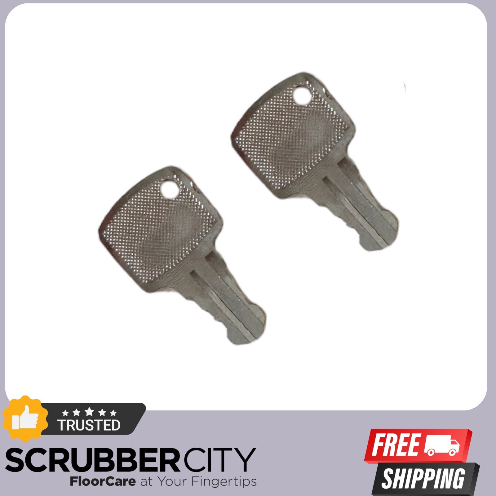 86004860, 48073 (2) Keys Fits Windsor Karcher Chariot Saber Cutter Saber Glide
