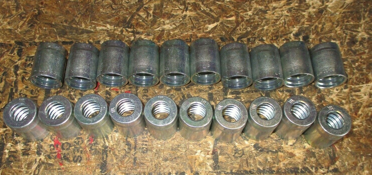 20 PACK MANULI HYDRAULIC HOSE FITTINGS 2 PIECE FERRULE 5/16″ 20 PACK