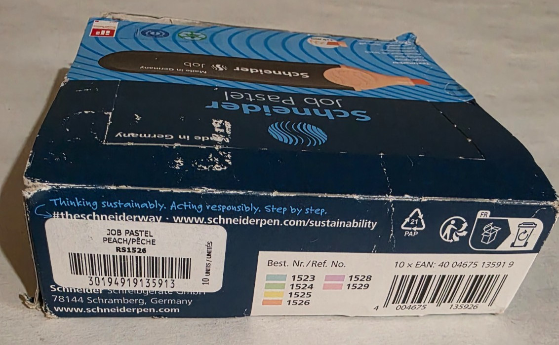 Schneider Job Highlighter, Pastel Peach