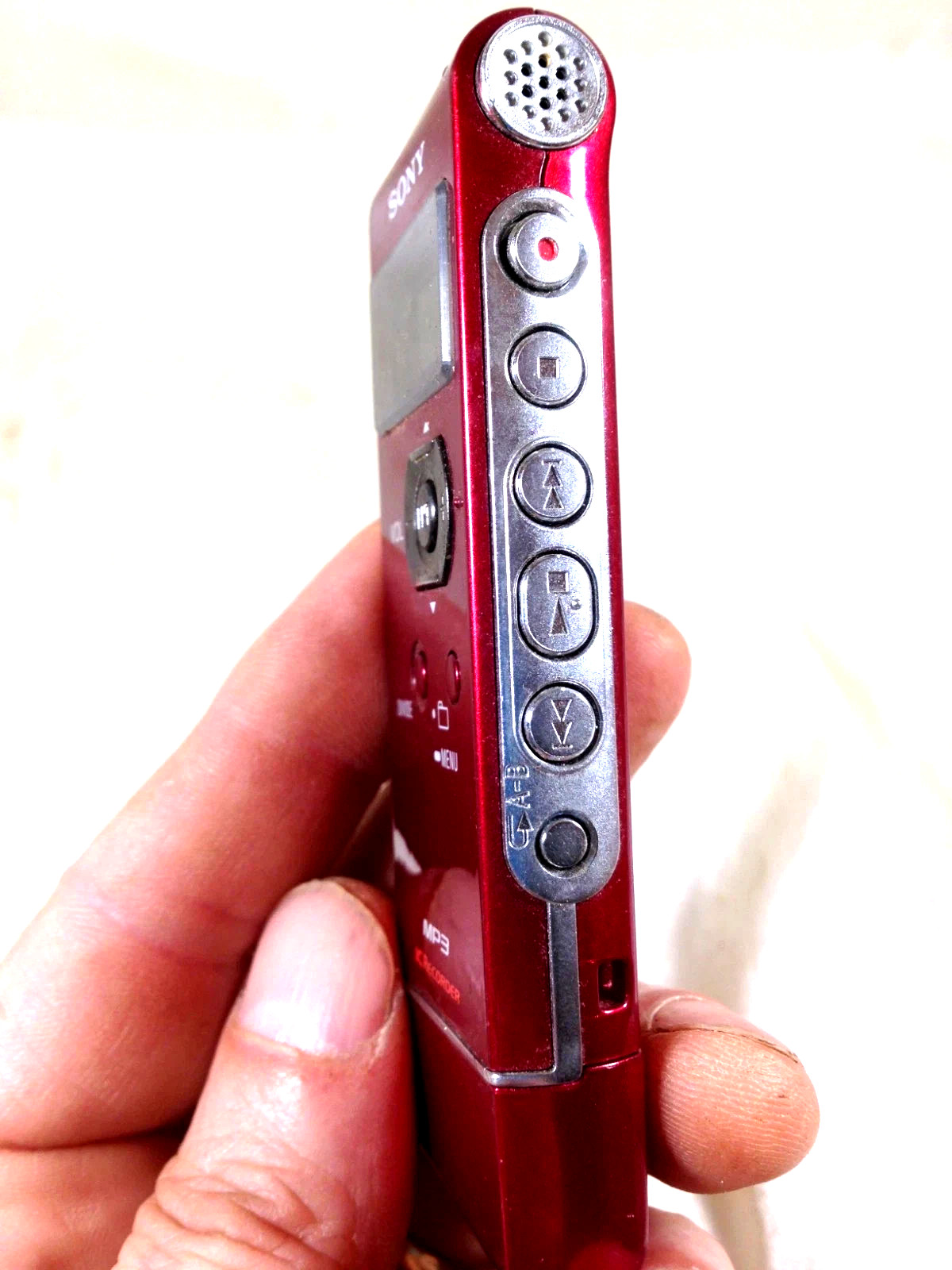 Sony ICD-UX71 MP3 Voice Recorder Red