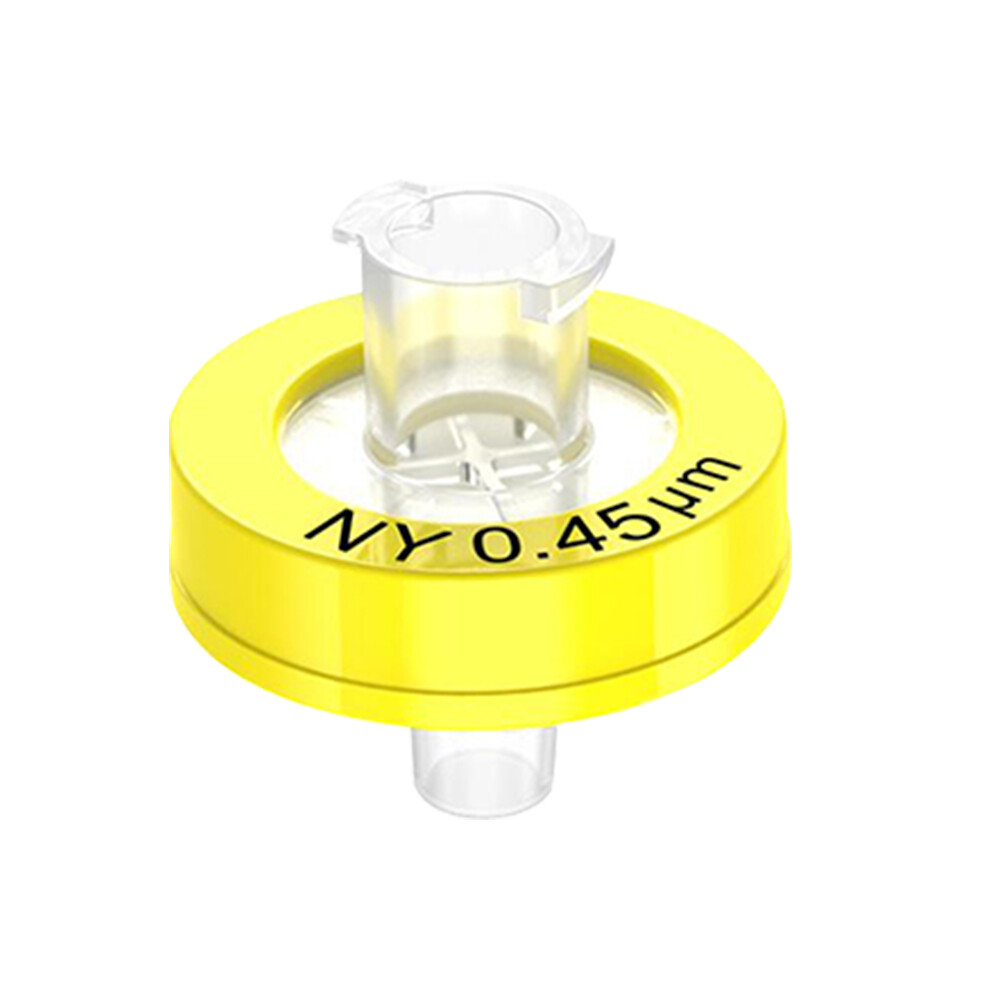 Nylon66 Syringe Filter Hydrophilic Membrane 13mm 0.45μm Nosterile Filtration