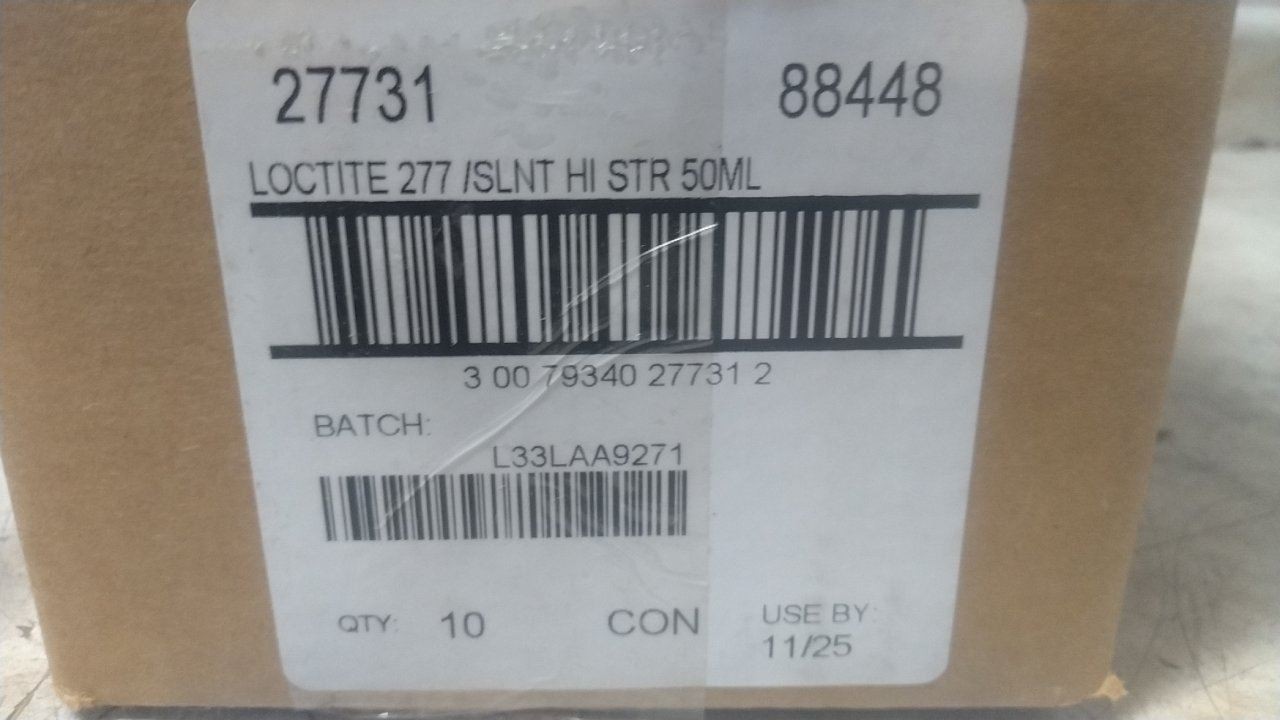Loctite 88448 10 Pk 1.69 Fl Oz Container Size High-Strength Threadlocker