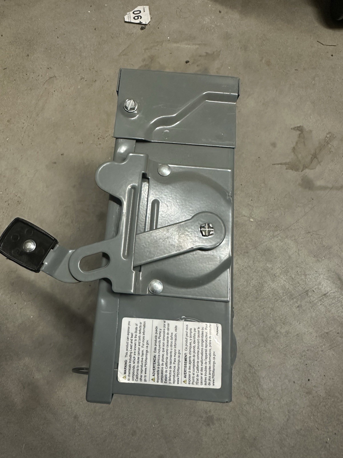 SQUARE D Fusible Disconnect Switch, D221NRB NEMA 3R ENCLOSURE, 30 AMP, 240 VAC