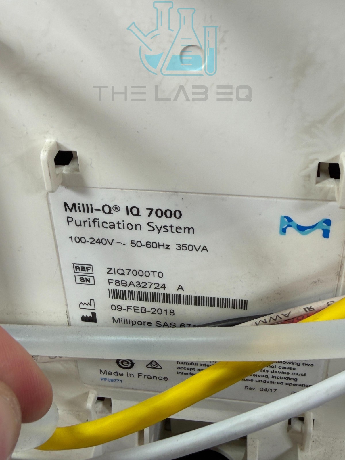 Milli-Q IQ 7000 Ultrapure Water Purification System with Q-POD, 90 Day Warranty