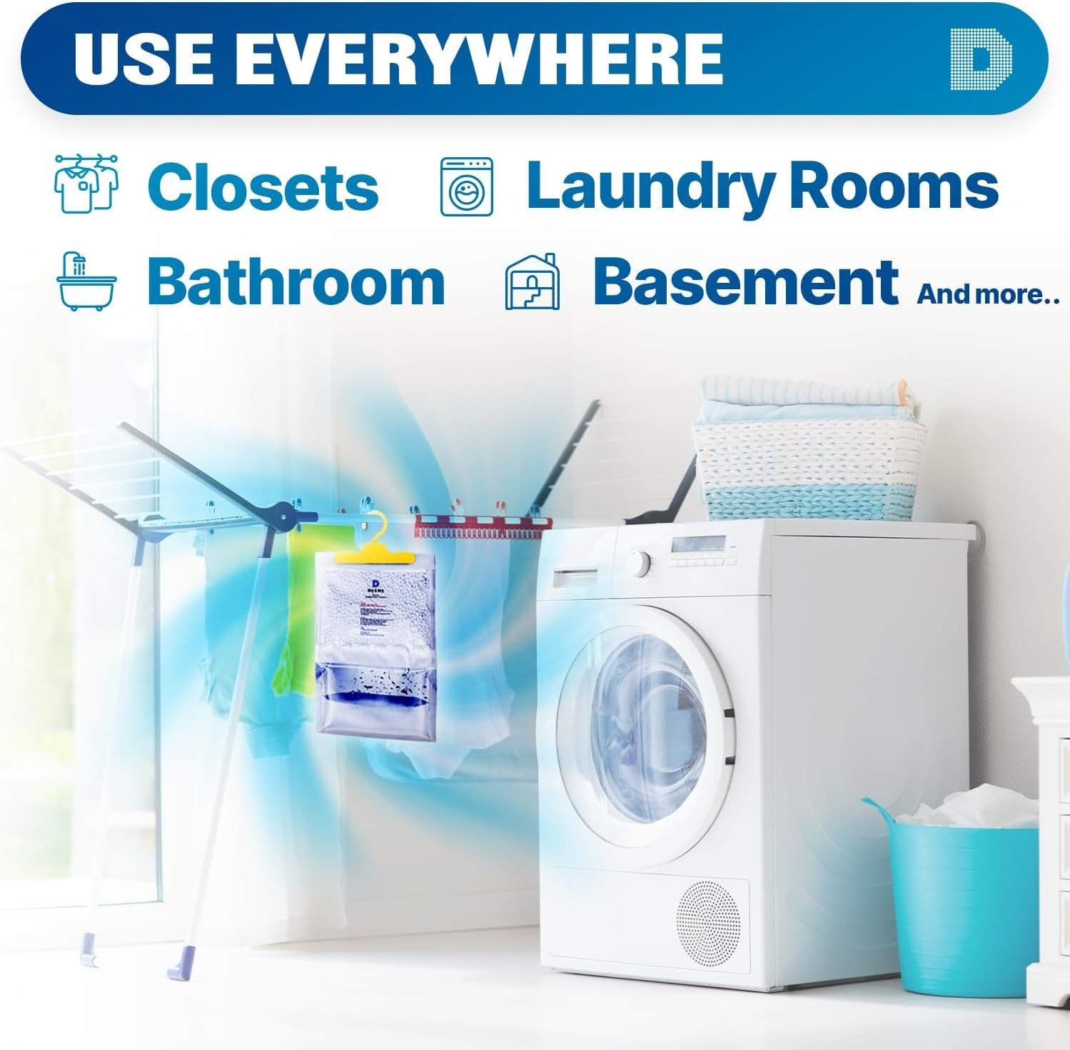 Small Dehumidifier with Continuous Operation – Perfect for Home and Basement