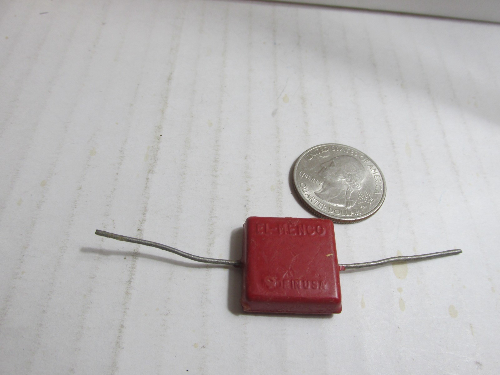 New Old Stock El-Menco Domino Capacitor Cm35E432G