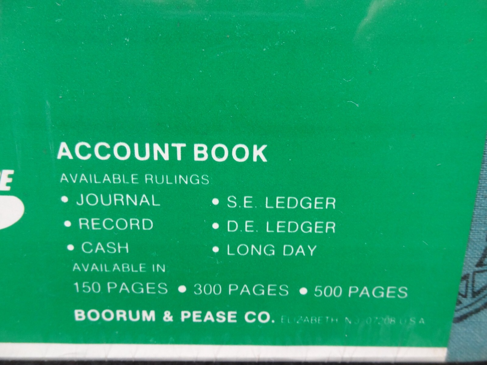 NEW B&P Account Book 66-150-R 150 Page Record Ruling Boorum Pease Made in USA